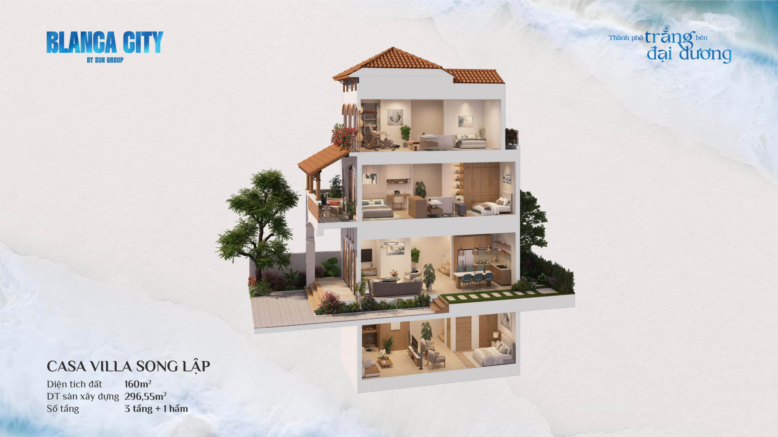 Mặt cắt đứng Casa SL